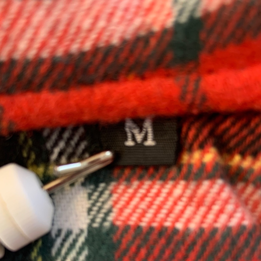 Red Plaid Dog Coat - Picture 6 of 7